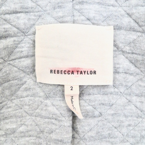 NEW! Rebecca Taylor Long Teddy Coat Wool Blend Navy Blue SZ 2 - Picture 5 of 8